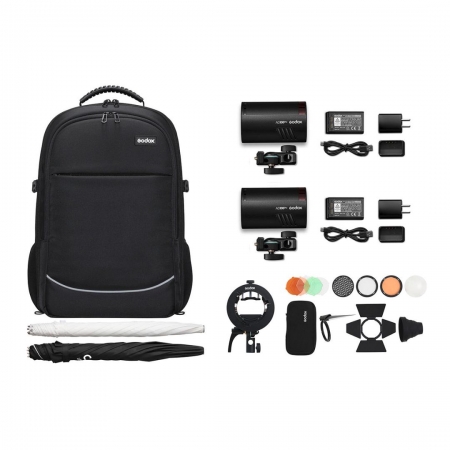 Godox AD100 Pro Pocket Flash 2-Light Kit